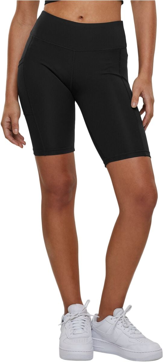 Urban Classics Short - Ladies Recyceled Cycle Shorts - XS bis XL - für Damen - Größe XS - schwarz von Urban Classics