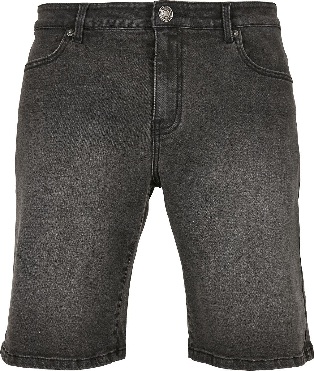 Urban Classics Short - Releaxed Fit Jeans Shorts - 28 bis 38 - für Männer - Größe 34 - grau von Urban Classics