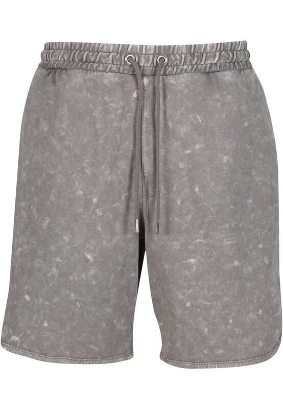 Urban Classics Short - Washed Piped Shorts - S bis XXL - für Männer - Größe XL - grau von Urban Classics