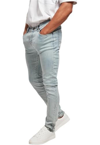 Urban Classics Slim Fit Zip Jeans Lighter Washed 31/32 von Urban Classics