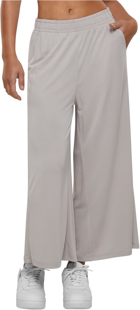 Urban Classics Stoffhose - Ladies Modal Culotte - XS bis XL - für Damen - Größe XS - grau von Urban Classics