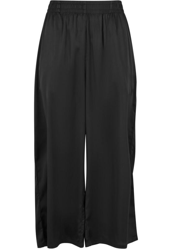 Urban Classics Stoffhose - Ladies Satin Wide Leg Culotte - XS bis XL - für Damen - Größe XS - schwarz Urban Classics Stoffhose - Ladies Satin Wide Leg Culotte - XS bis XL - für Damen - Größe XS - schwarz von Urban Classics