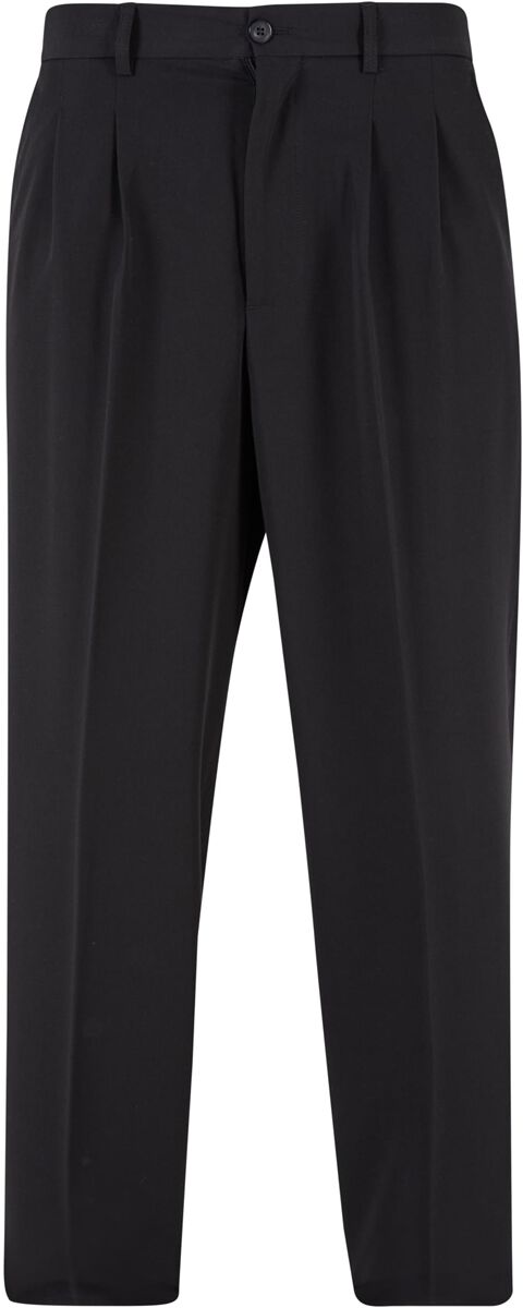Urban Classics Stoffhose - Wide Fit Pants - W31L32 bis W38L34 - für Männer - Größe W38L34 - schwarz von Urban Classics