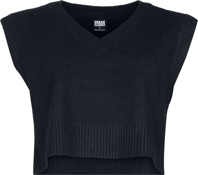 Urban Classics Strickpullover - Ladies SOft Knit Pullunder - XS bis XL - für Damen - Größe XL - schwarz von Urban Classics