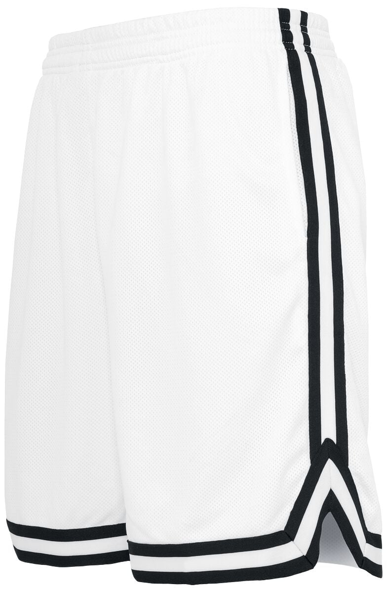 Urban Classics Stripes Mesh Shorts Short weiß schwarz in XL Urban Classics Stripes Mesh Shorts Short weiß schwarz in XL von Urban Classics