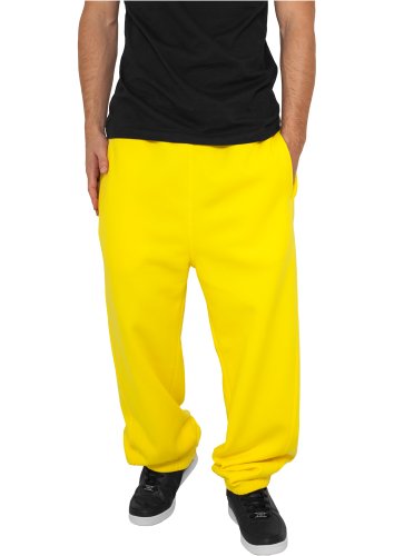 Urban Classics Sweatpant / Herren Jogginghose yellow in Größe: XXL + Original Bandana gratis von Urban Classics