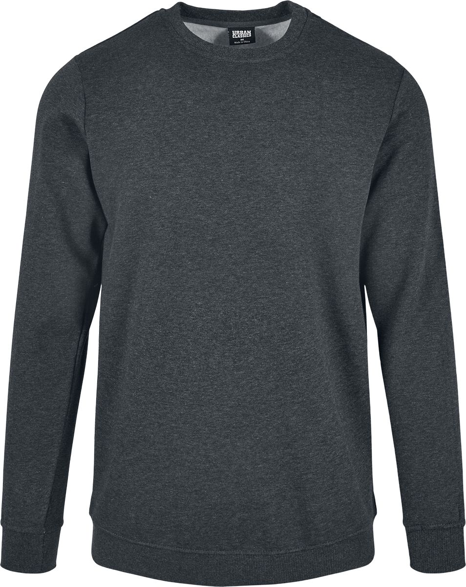 Urban Classics Sweatshirt - Basic Terry Crew - S bis 5XL - für Männer - Größe 4XL - dunkelgrau meliert Urban Classics Sweatshirt - Basic Terry Crew - S bis 5XL - für Männer - Größe 4XL - dunkelgrau meliert von Urban Classics