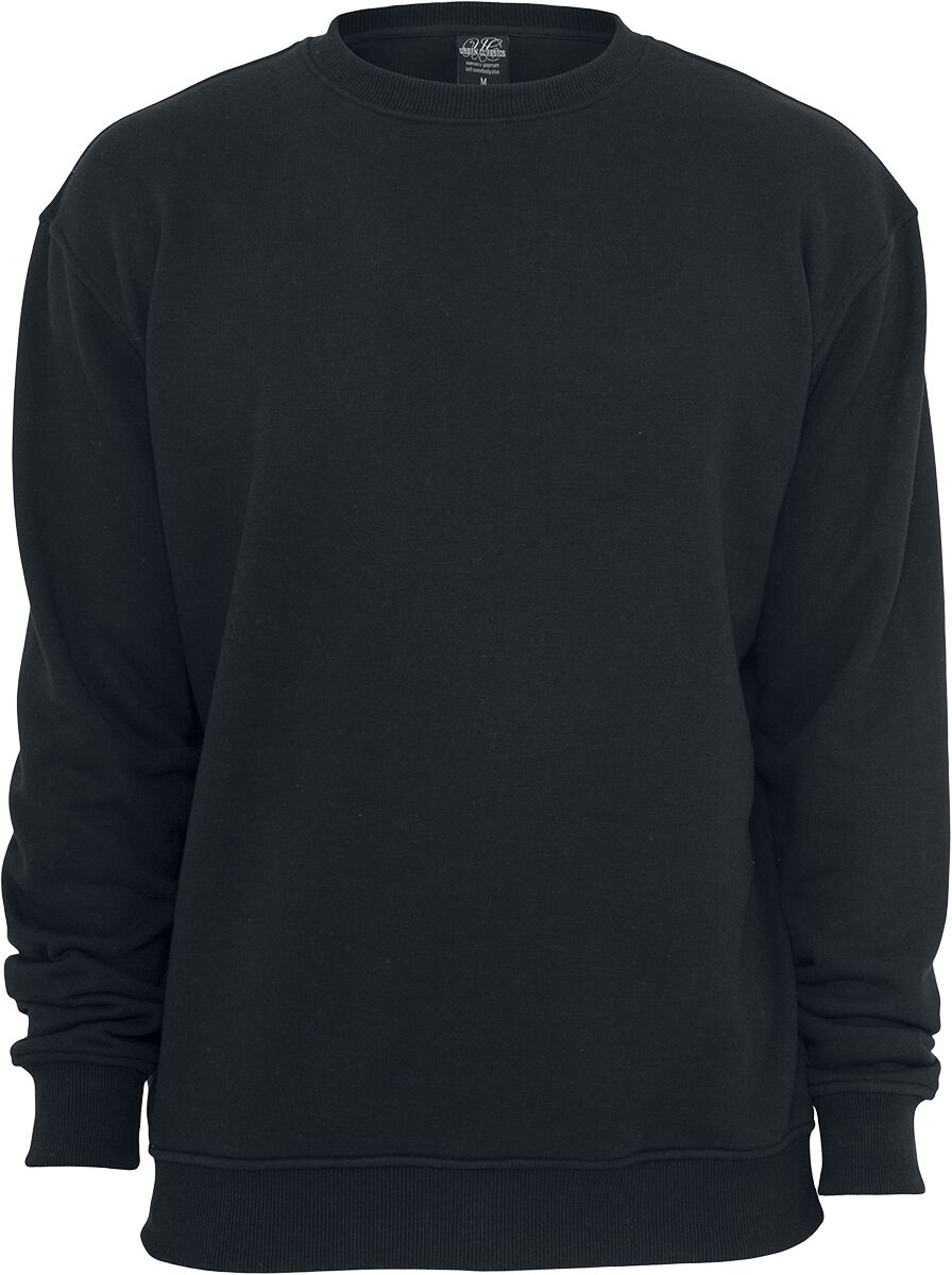 Urban Classics Sweatshirt - Crewneck Sweatshirt - S bis XXL - für Männer - Größe S - schwarz von Urban Classics