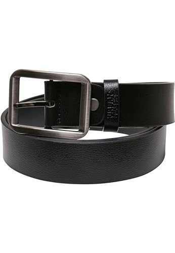Urban Classics Unisex Gürtel Synthetic Leather Thorn Buckle Basic Belt black L/XL von Urban Classics