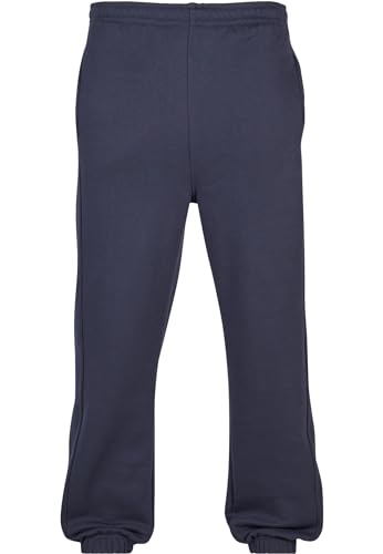 Urban Classics Herren Trainingshose Sweatpants, Jogginghose für Männer, Straight Leg, Reißverschlüsse an den Beinabschlüssen, 3XL, navy von Urban Classics