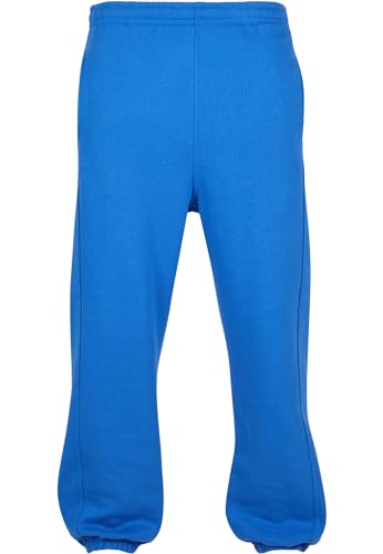 Urban Classics Herren Trainingshose Sweatpants, Jogginghose für Männer, Straight Leg, Reißverschlüsse an den Beinabschlüssen, M, royal von Urban Classics