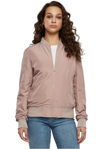Urban Classics Damen Dames Light Jacket Bomber Jacke, Light Pink, L EU von Urban Classics