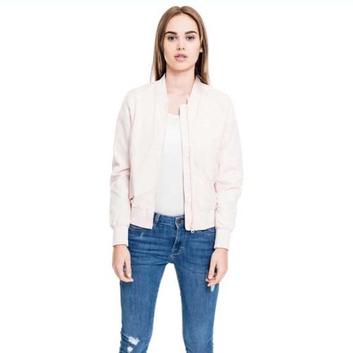 Urban Classics TB1217 Damen Jacke Ladies Bomber Jacket, Mehrfarbig (Light Pink 760), X-Small von Urban Classics