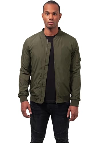 Urban Classics TB1258 Light Bomber Bomberjacke, Grün (darkolive 551), Gr. XX-Large von Urban Classics