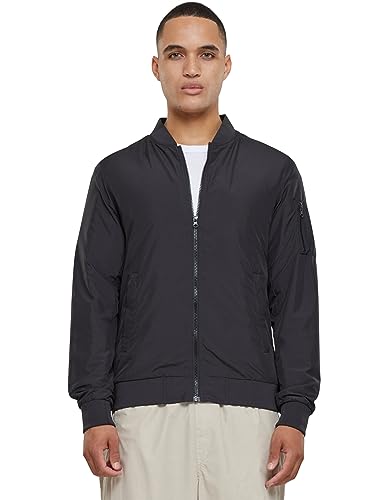 Urban Classics TB1258 Light Bomber Bomberjacke, Schwarz (black 7), Gr. XX-Large von Urban Classics