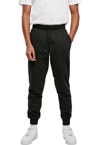 Urban Classics TB1582 Basic Sweatpants, Herren und Jungen Jogginghose, lässige Sporthose im relaxed Cut, Schwarz (black 7), 46 (Herstellergröße: M) von Urban Classics