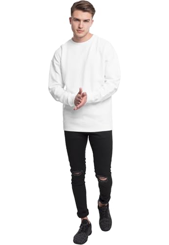 Urban Classics Herren Sweat Crewneck Pullover, per Pack Weiß (White 220), X-Large (Herstellergröße: XL) von Urban Classics