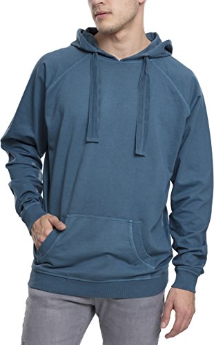 Urban Classics TB1776 Herren Kapuzenpullover Garment Washed Terry Hoody Türkis (Teal 1143), Large von Urban Classics