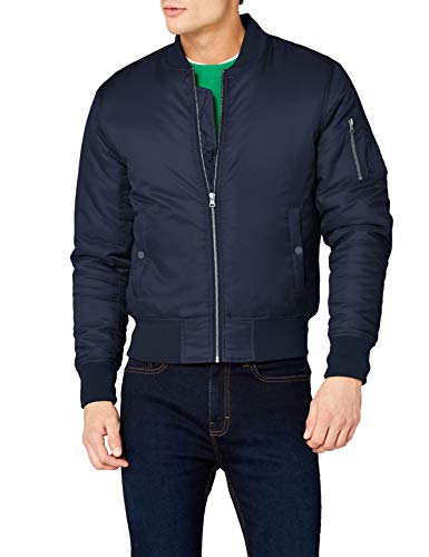 Urban Classics Herren Urban Classics Pánská Basic Bomber Jacket Jacke, Marineblau (155), M EU von Urban Classics