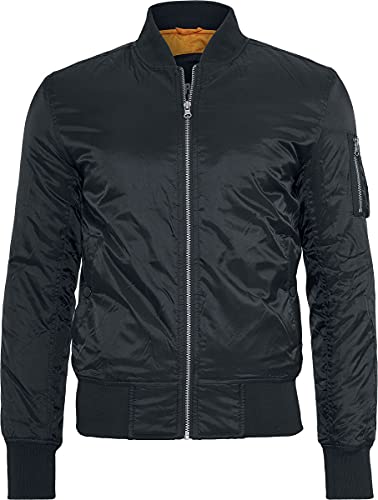 Urban Classics Herren Pánská bunda Urban Classics Basic Bomber Jacke, Schwarz (Black 7), L EU von Urban Classics