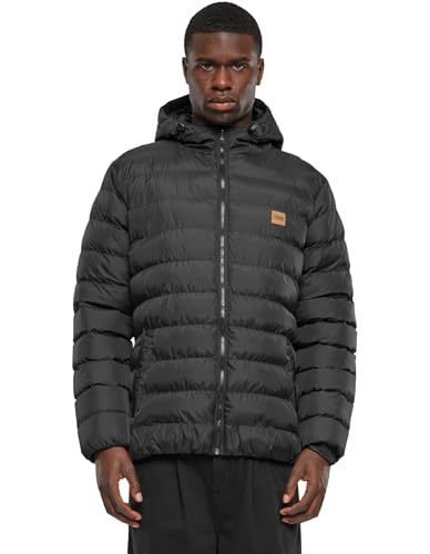 Urban Classics Herren Daunenjacke Jacke Basic Bubble Jacket TB863, Gr. Small, Schwarz (Black 293) von Urban Classics