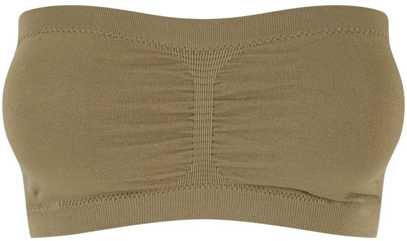 Urban Classics Top - Ladies Pads Bandeau - XL - für Damen - Größe XL - khaki von Urban Classics