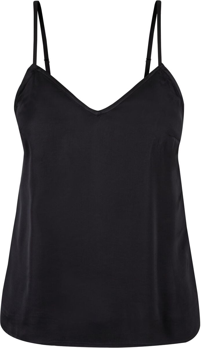 Urban Classics Top - Ladies Viscose Satin Slip Top - XS bis 4XL - für Damen - Größe S - schwarz von Urban Classics