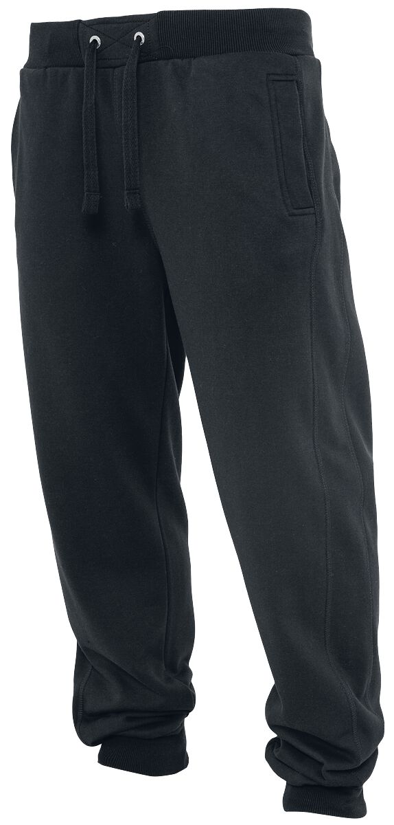 Urban Classics Trainingshose - Straight Fit Sweatpants - S bis XXL - für Männer - Größe L - schwarz von Urban Classics