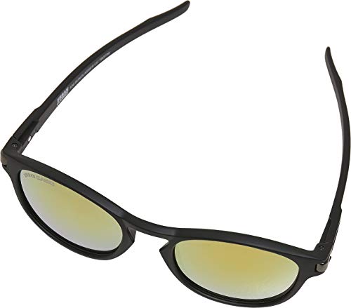 Urban Classics Unisex 106 Sunglasses UC Sonnenbrille, Black/orange, one Size von Urban Classics