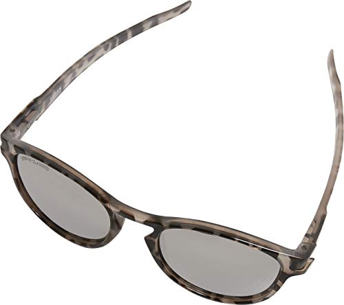 Urban Classics Unisex 106 Sunglasses UC Sonnenbrille, Grey Leo/Silver, one Size von Urban Classics