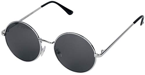 Urban Classics Unisex 107 Sunglasses UC Sonnenbrille, Silver/Grey, one Size von Urban Classics