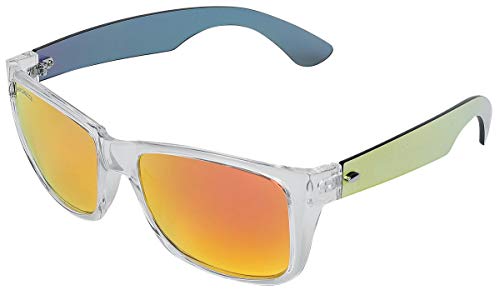 Urban Classics Unisex 110 Sunglasses UC Sonnenbrille, transparent/red, one Size von Urban Classics