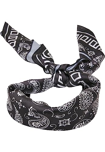 Urban Classics Unisex Bandana Big Pattern Bandana Black Bandana AOP one Size von Urban Classics