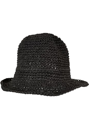 Urban Classics Unisex Braid Bast Bucket Hat, Fischerhut für Damen und Herren, erhältlich in Black, One Size Urban Classics Unisex Braid Bast Bucket Hat, Fischerhut für Damen und Herren, erhältlich in Black, One Size von Urban Classics