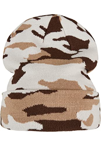 Urban Classics Unisex Camo Beanie-Mütze, lightcamo, one Size von Urban Classics