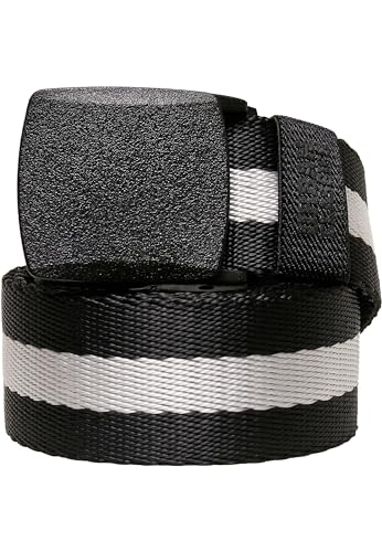 Urban Classics Unisex TB3908-Centre Stripe Belt Gürtel, Black, L/XL von Urban Classics