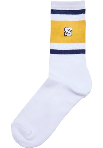 Urban Classics Unisex TB5638-College Team Socks, spaceblue/californiayellow/wht, 39-42 von Urban Classics