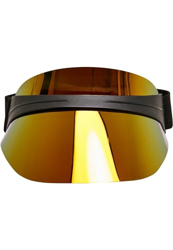 Urban Classics Unisex Cool Plastic Visor one size black/orangered Urban Classics Unisex Cool Plastic Visor one size black/orangered von Urban Classics