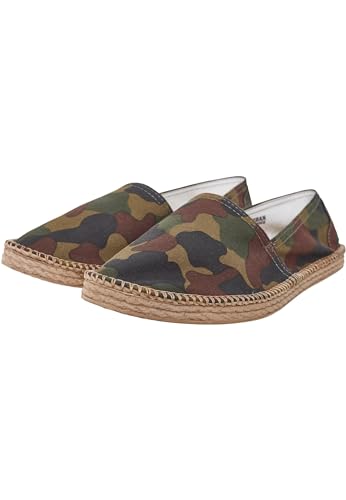 Urban Classics Herren TB2120-Canvas Slipper Espadrilles, woodcamo von Urban Classics