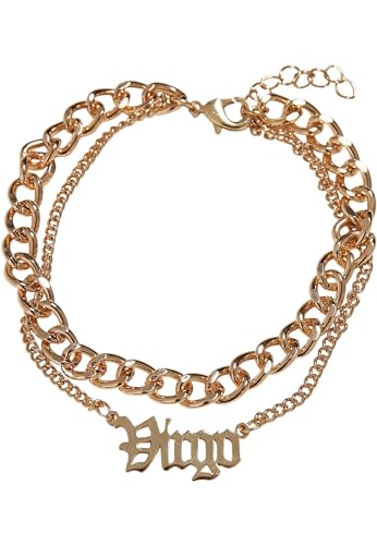 Urban Classics Zodiac Golden Anklet Virgo Frauen Fusskette goldfarben S-M von Urban Classics