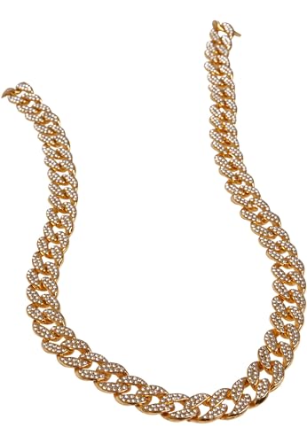 Urban Classics Unisex Halskette Heavy Necklace With Stones Gold 00109 von Urban Classics