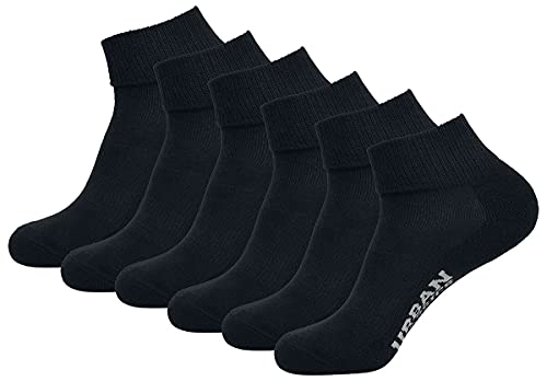 Urban Classics Unisex Sokker høje sneakers sokker 6-pak Socken, Schwarz, 42 EU von Urban Classics