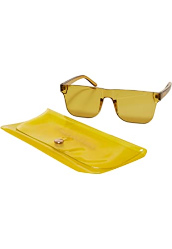 Urban Classics Unisex Sunglasses Honolulu With Case mustard, one size Urban Classics Unisex Sunglasses Honolulu With Case mustard, one size von Urban Classics