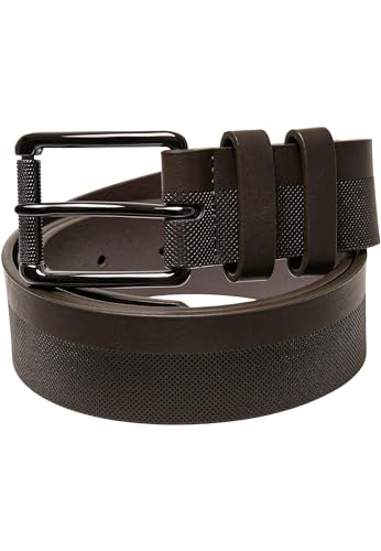 Urban Classics Unisex Imitation Leather Basic Belt Gürtel, Brown, L-XL EU von Urban Classics