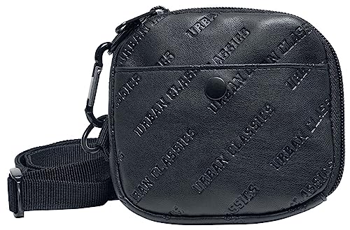 Urban Classics Unisex Imitation Leather Festival Bag Accessoire, Black von Urban Classics