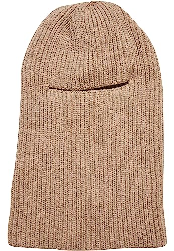 Urban Classics Unisex TB4834-Knitted Balaclava Sturmhaube, beige, One Size von Urban Classics