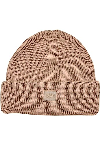 Urban Classics Unisex TB4583-Knitted Wool Beanie Hat, unionbeige, one Size von Urban Classics