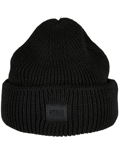 Urban Classics Unisex Knitted Wool Beanie M tze, Schwarz, Einheitsgröße EU von Urban Classics