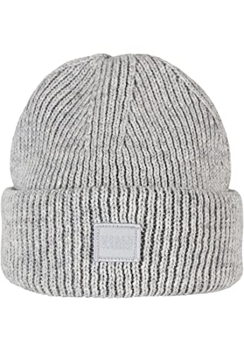 Urban Classics Unisex Knitted Wool Beanie M tze, heathergrey, Einheitsgröße EU von Urban Classics