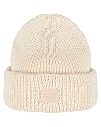 Urban Classics Unisex Knitted Wool Beanie M tze, whitesand, Einheitsgröße EU von Urban Classics